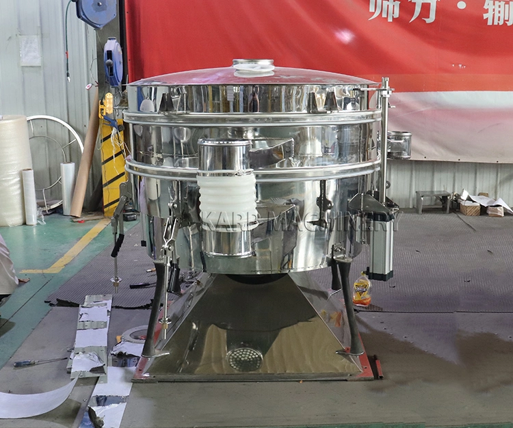 Stainless Steel Ground Pepper Sifter Machine High Capacity Circular Swing Screen