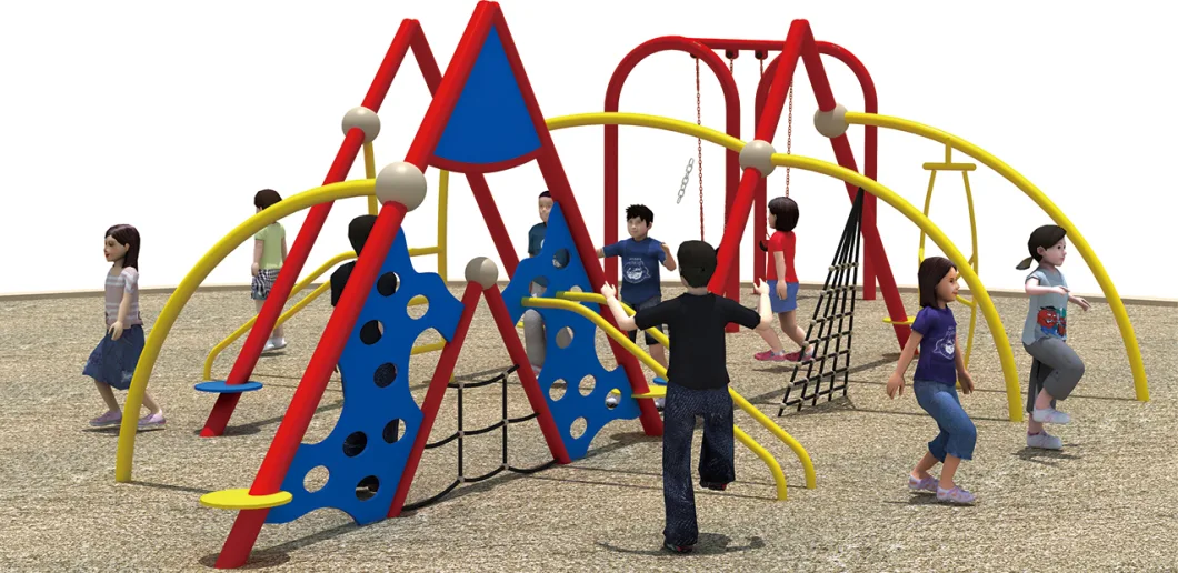 New Design Children Adventure Outdoor Fitness Equipment Climbing Rope Frame