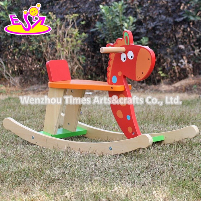 New Design Funny Rocking Horse Toddlers Wooden Ride on Toys W16D109