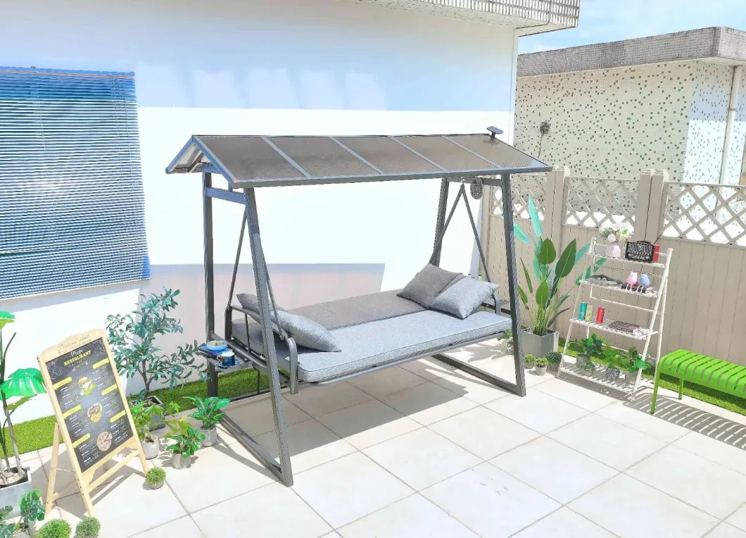 Outdoor Swing Leisure Villa Balcony Garden Aluminum Garden Waterproof Sun Protection Outdoor Home Pendulum