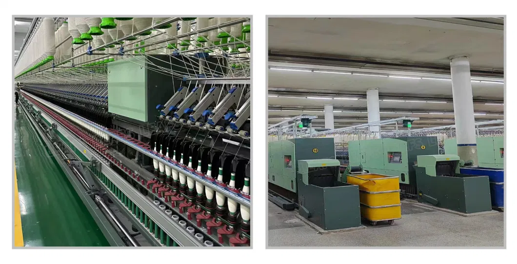 Complete Automatic Textile Cotton Yarn Making Machinery Ring Spinning Machine with Auto Doffer