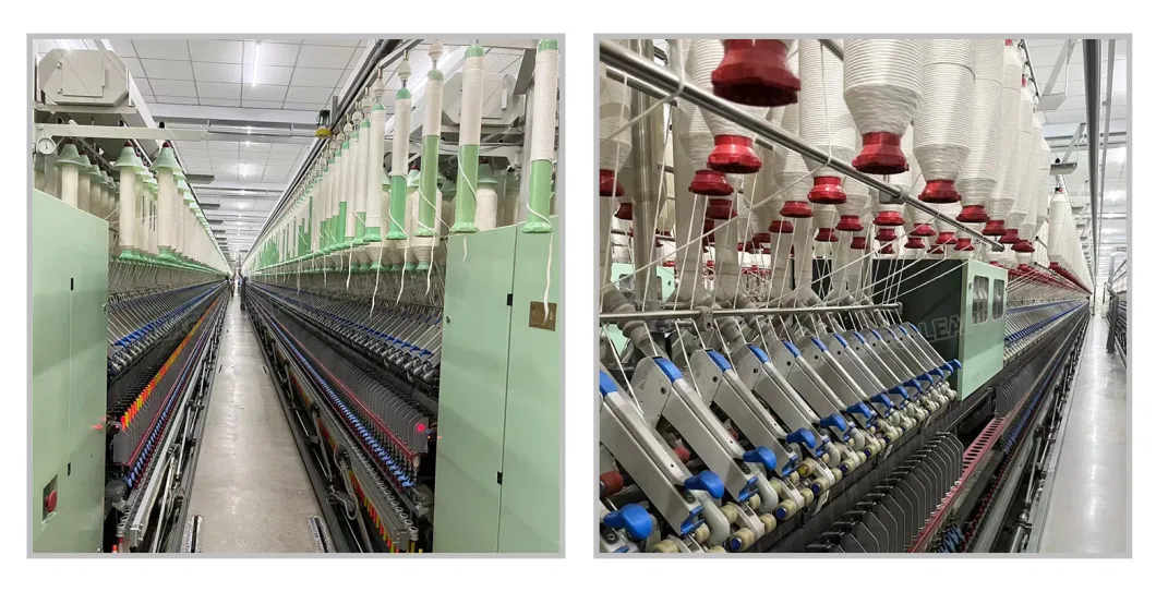 Complete Automatic Textile Cotton Yarn Making Machinery Ring Spinning Machine with Auto Doffer