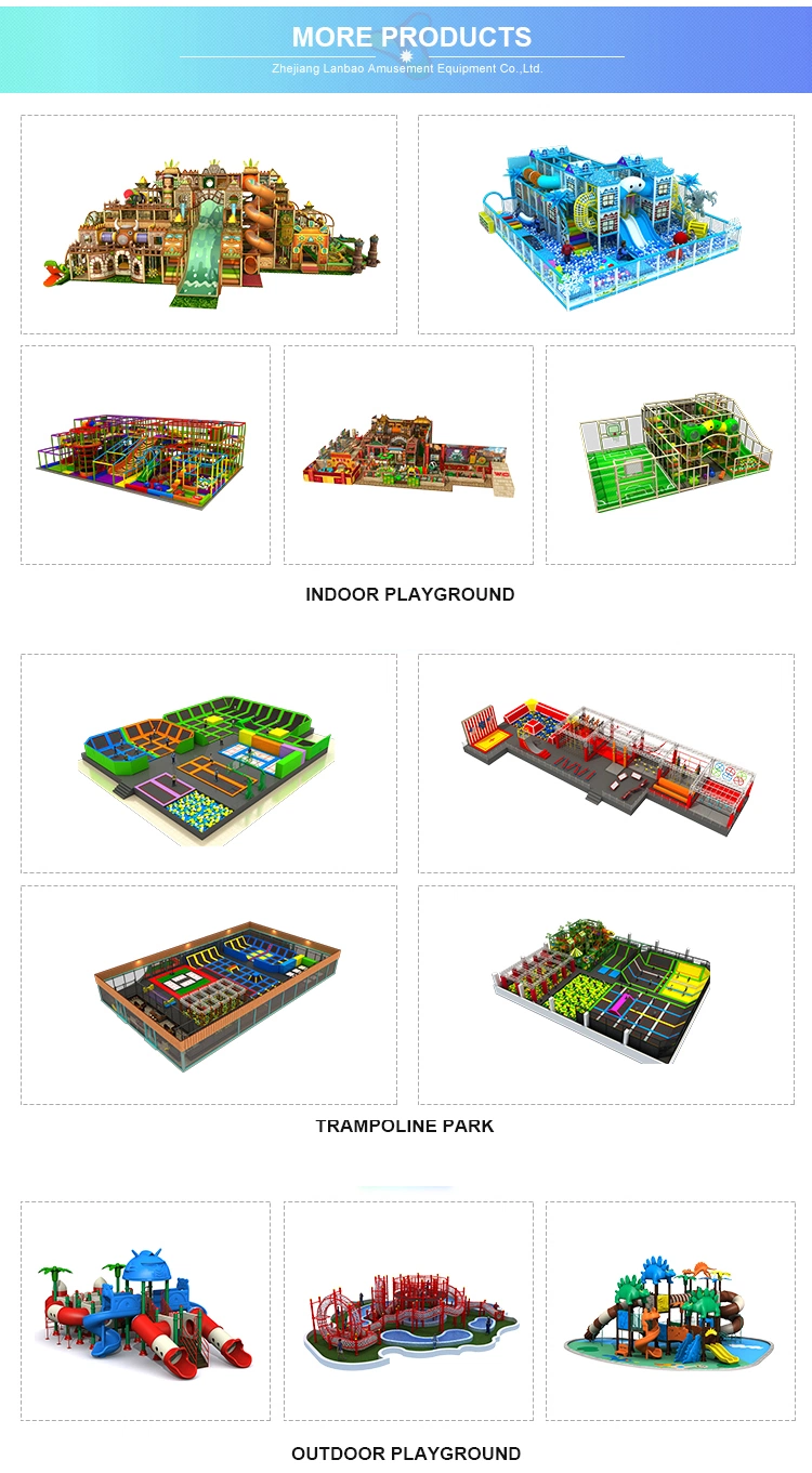 Eco-Friendly Safety Customized Soft Play Big Jump Durable Commercial Indoor Trampoline Park
