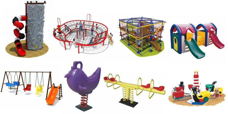 Large Children Outdoor Playground Wooden Slide Combination Amusement Equipment