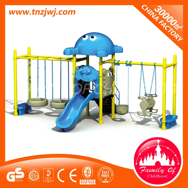 Kids Outdoor Garden Swing Metal Swing Sets with Slides