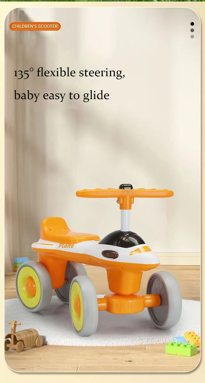 New Children&prime;s Tricycle /2-6 Years Old Baby Scooter/Baby Toys Car/Airplane Swing Car