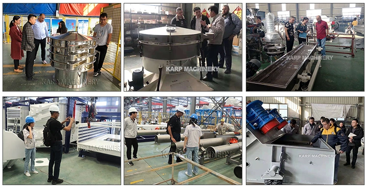 Stainless Steel Ground Pepper Sifter Machine High Capacity Circular Swing Screen