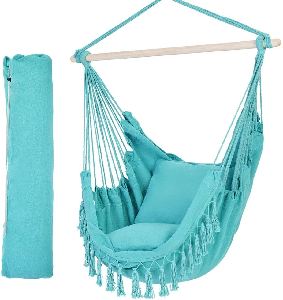 En58 Certified Garden Cotton Polyester Hamak Swing