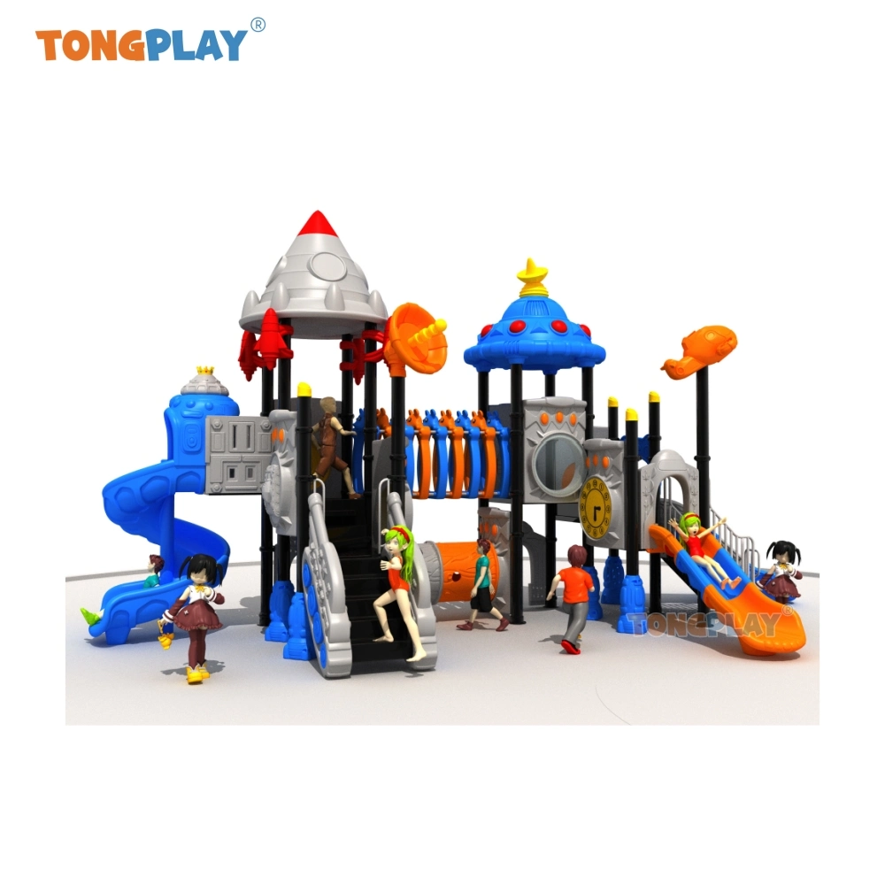 Kids Outdoor Playground Items Amusement Park Equipment Plastic Slide