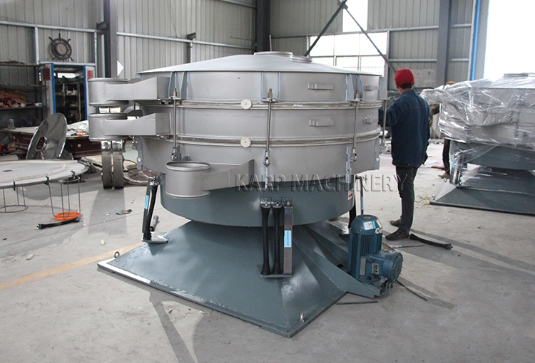 Stainless Steel Ground Pepper Sifter Machine High Capacity Circular Swing Screen