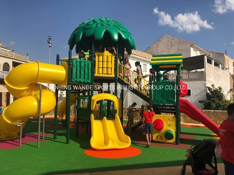 Outdoor Kids Slide Playground Kids Wood Toy Outdoor Equipment