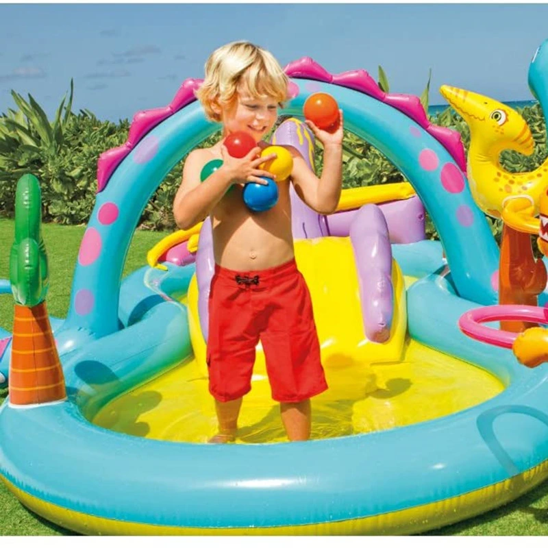Inflatable Garden Multi Use Pool Kids Summer Water Party Toys Dinoland Inflatable Play Center