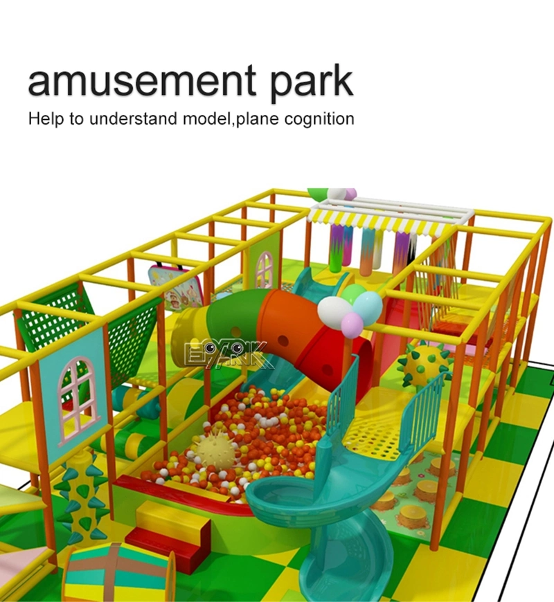 Amusement Parks Jumping Mat with Foam Pool Indoor Trampoline Kids Fun Indoor Trampoline Park