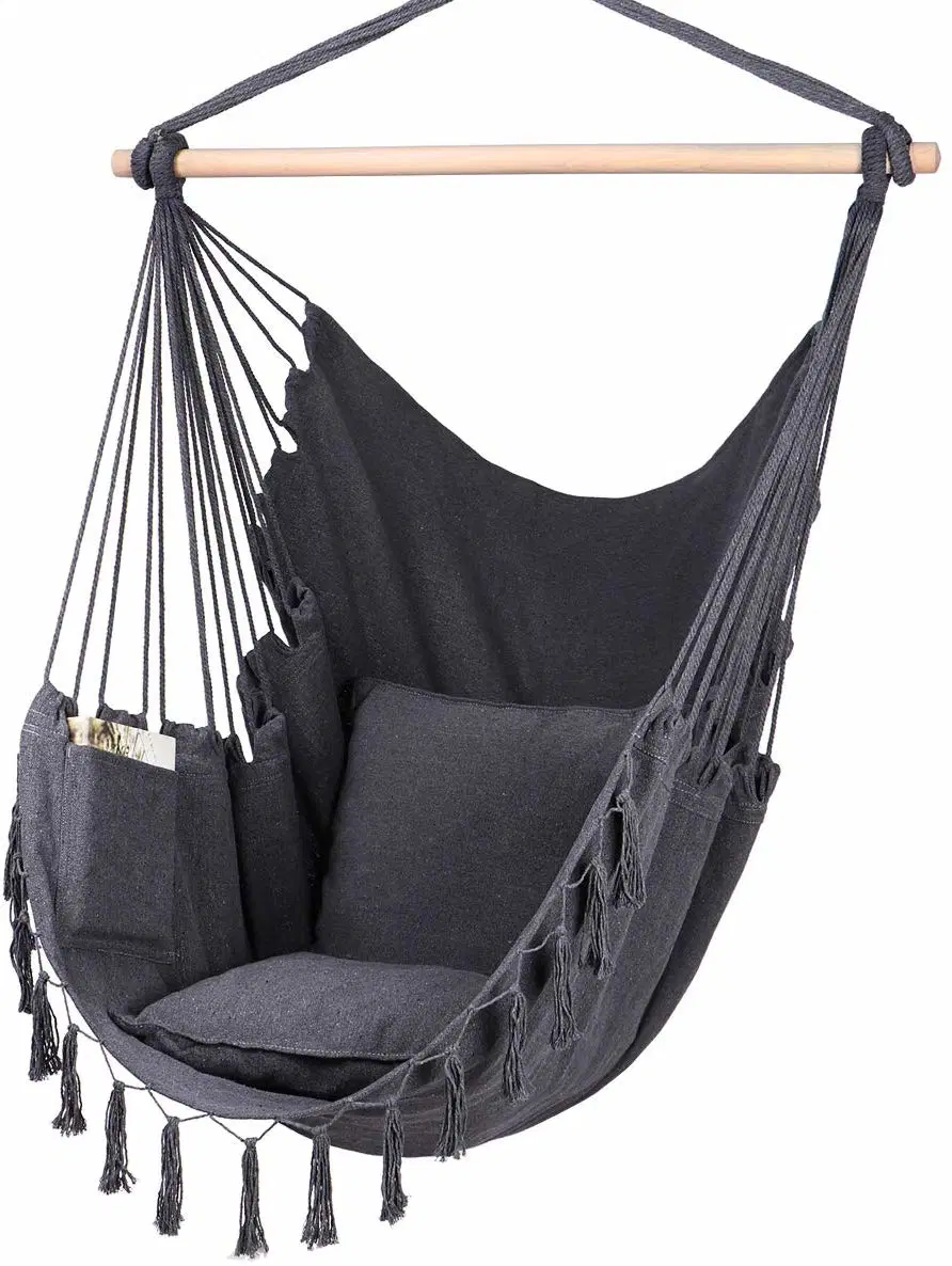 Amazon Hot Seller Hammock Chair Garden Swing with Soft Pillows