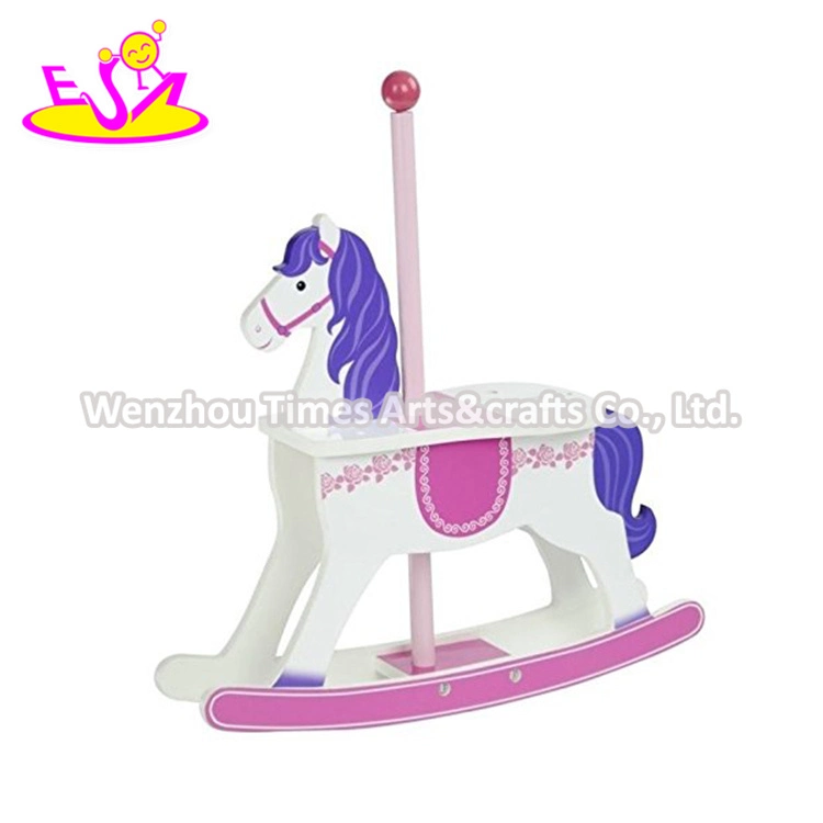 New Hottest Kids Wooden Carousel Rocking Horse with En71 W16D116