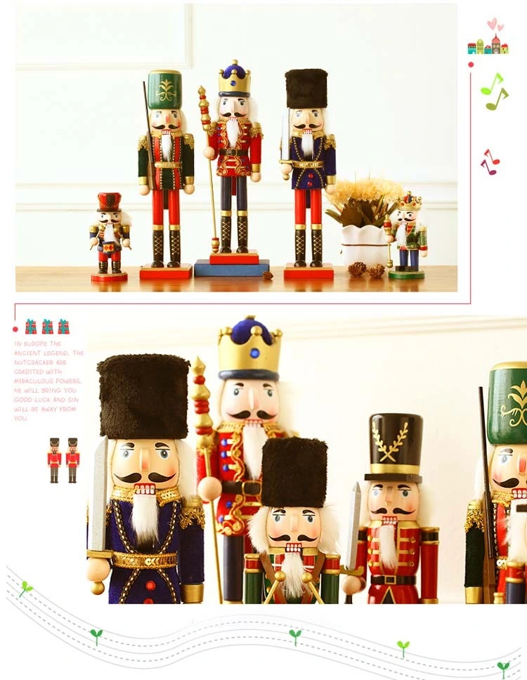 Giant Christmas Nutcracker Decoration, 6FT Giant Wooden Soldier Nutcracker, Wooden Knight Nutcracker