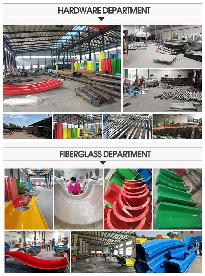 Customizable Water Park Equipment Manufacturer of Large Outdoor Fiberglass Water Park Equipment