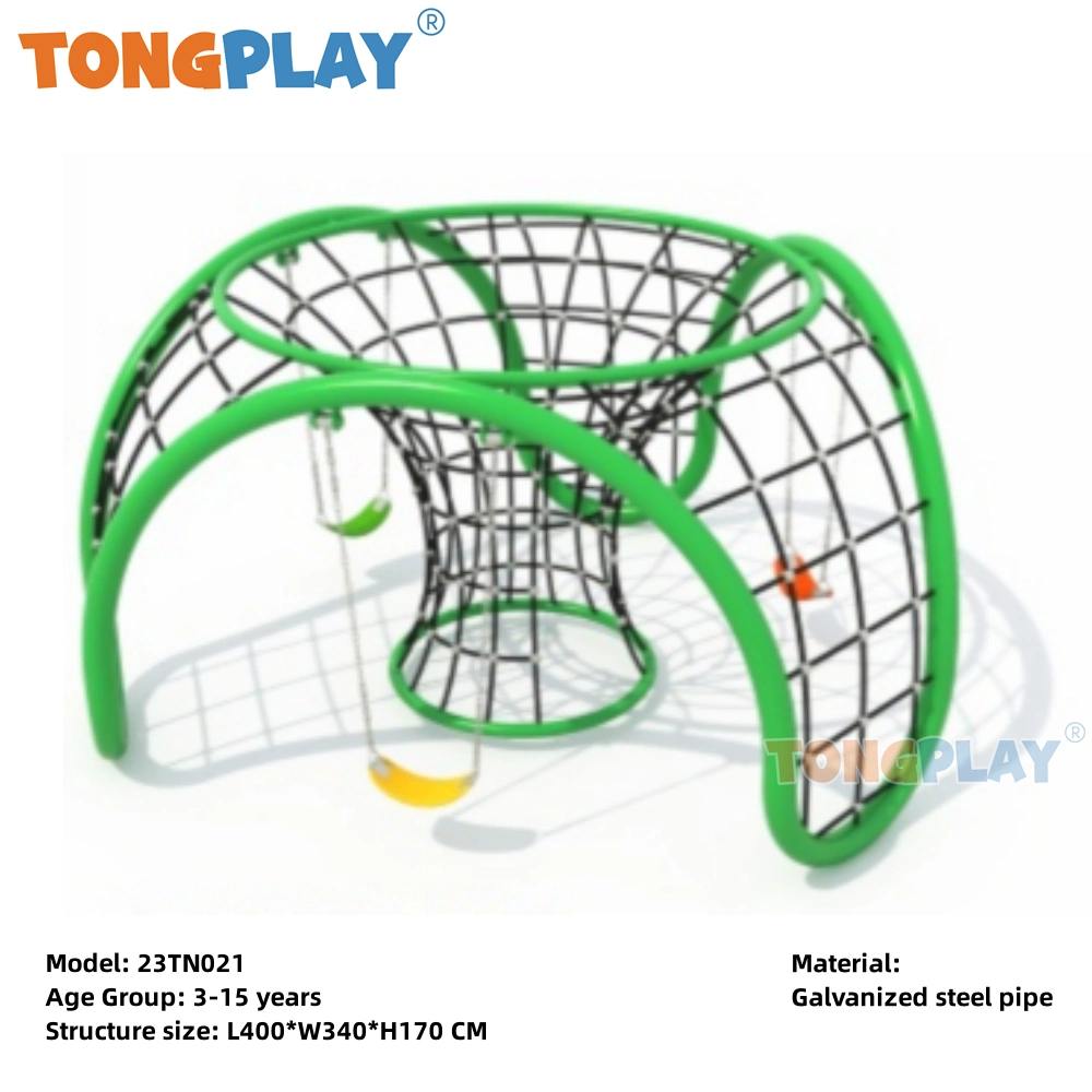 Popular Theme Outdoor Playground Equipment Swing with Slide for Kids