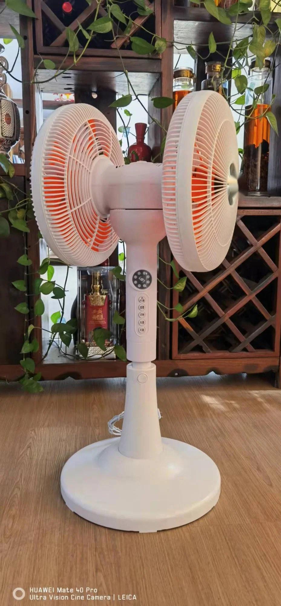 Dual Heads Stand Fan with 360 Degree Oscillation Electrical Fan Exhaust Fan, Rechargeable Fan, Household Mist Fan, Handheld Fan, Air Circulator Fan, Neck Fan.