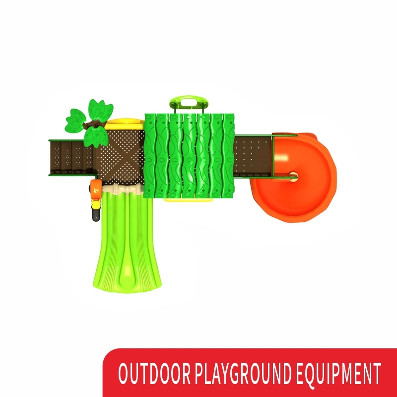Cheap Community Outdoor Playground Equipment Children Climbing Plastic Slide