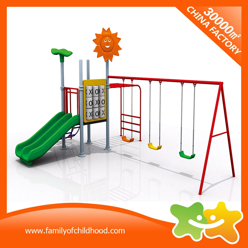 Mini Outdoor Playground Slide and Swing Equipment for Children