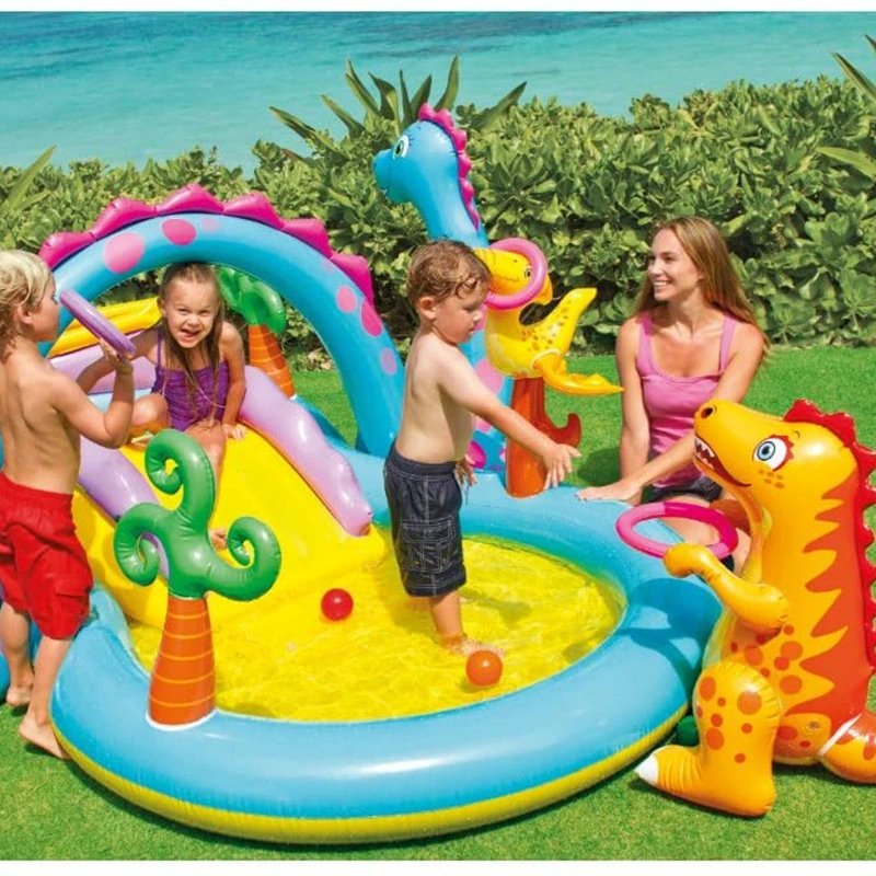 Inflatable Garden Multi Use Pool Kids Summer Water Party Toys Dinoland Inflatable Play Center
