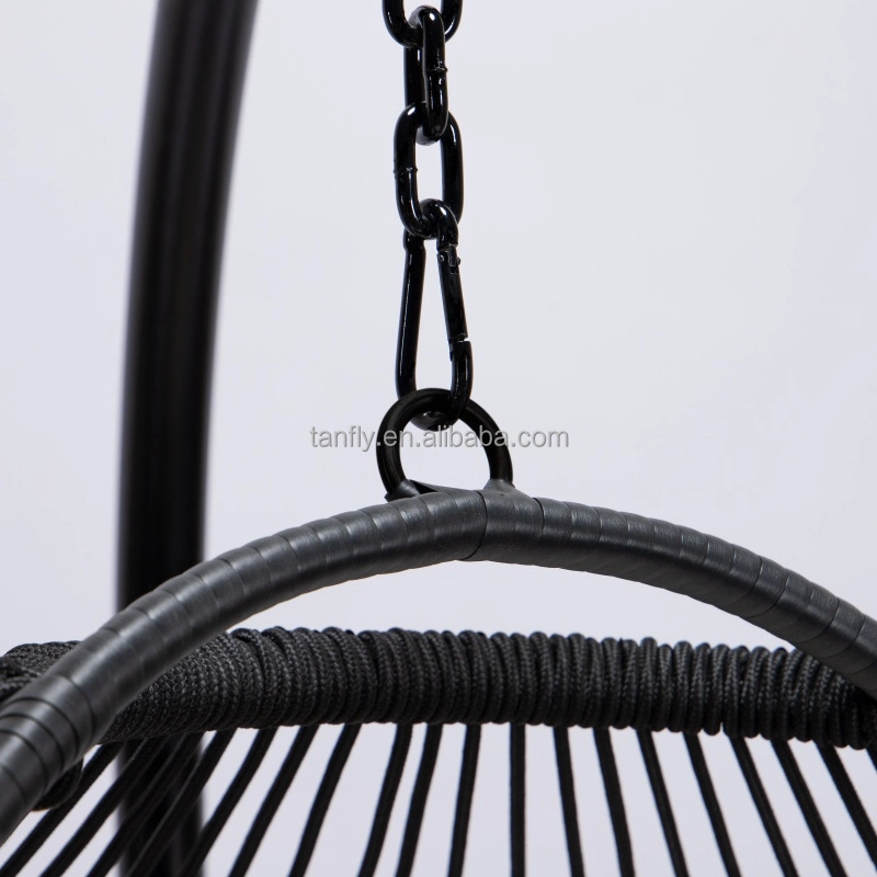 Patio Hanging Swing for Outdoor Rope Woven Foldable Chair