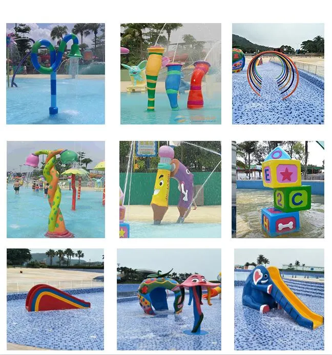 Fiberglass Water Slide Kids Water Park Equipment (TY-70361)