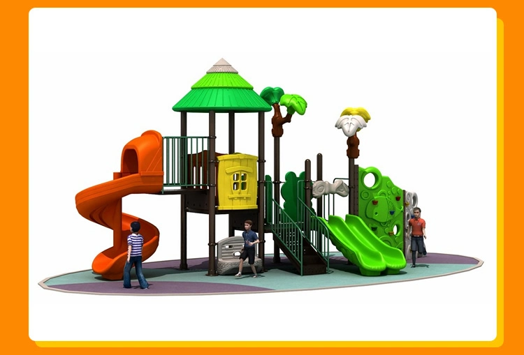 New Designstructure Kids Outdoor Playground Amusement Park Equipment Plastic Slide