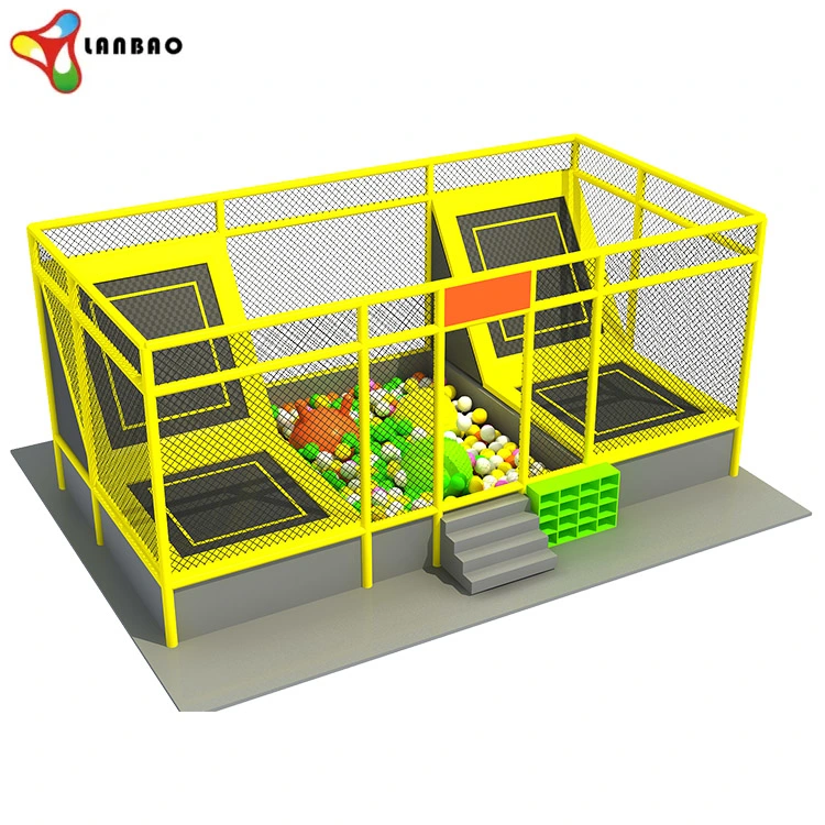 Superior Quality Jumping Bed with Roof Kids Small Trampoline Park