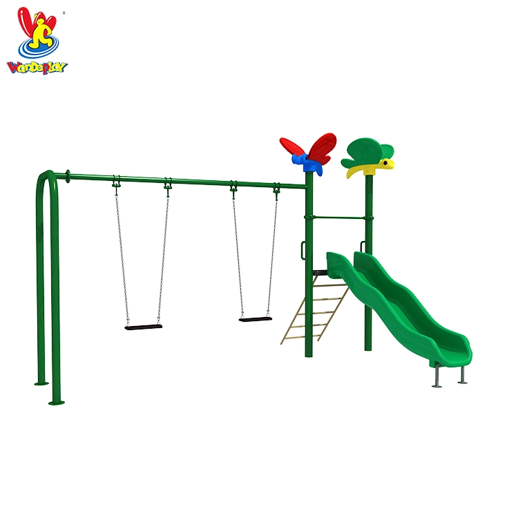 Amusement Park School Shopping Mall Community Use Playsets Indoor Plastic Baby Slide Kids Outdoor Playground Equipment Children Swing with Slide for Sale