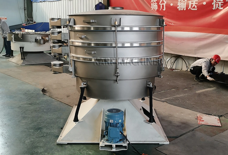 Stainless Steel Ground Pepper Sifter Machine High Capacity Circular Swing Screen