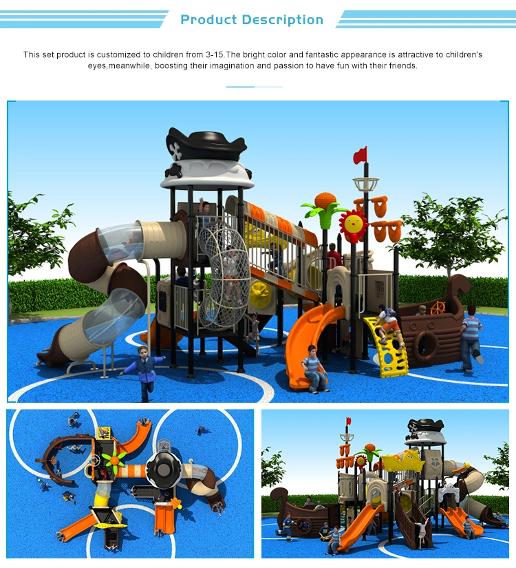 Different Size Outdoor Playground Slide