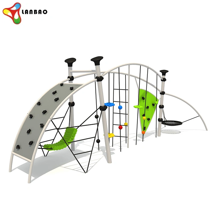 Park Outdoor Playground Equipment Kids Climb Combination Sets with Swing