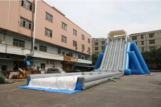 Amusement Park Slide for Sale 20m Inflatable Water Slide
