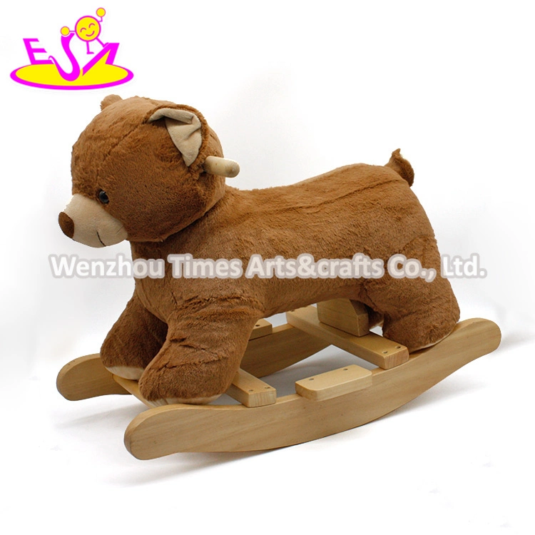 New Hottest Lovely Plush Rocking Horse with Sound W16D111