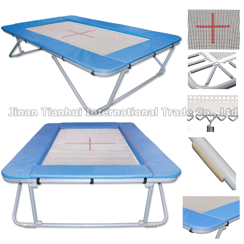 Professional Gymnastics Equipment Mini Inclined Trampoline Team-Gym Trampettes Acrobatic Trampoline