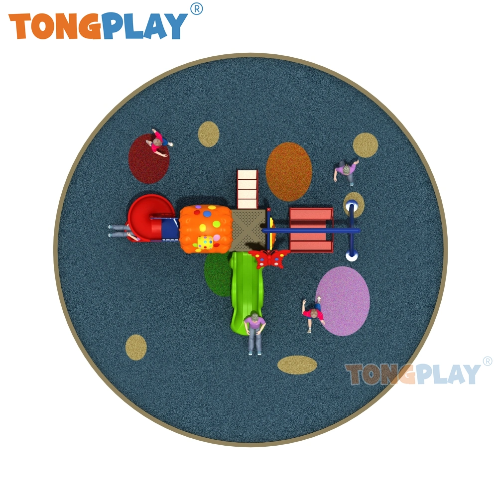 Tongplay Aqua Dome Outdoor Slide Plastic Slide and Climbing Frame Friendly Kids Run for Kindergarteners