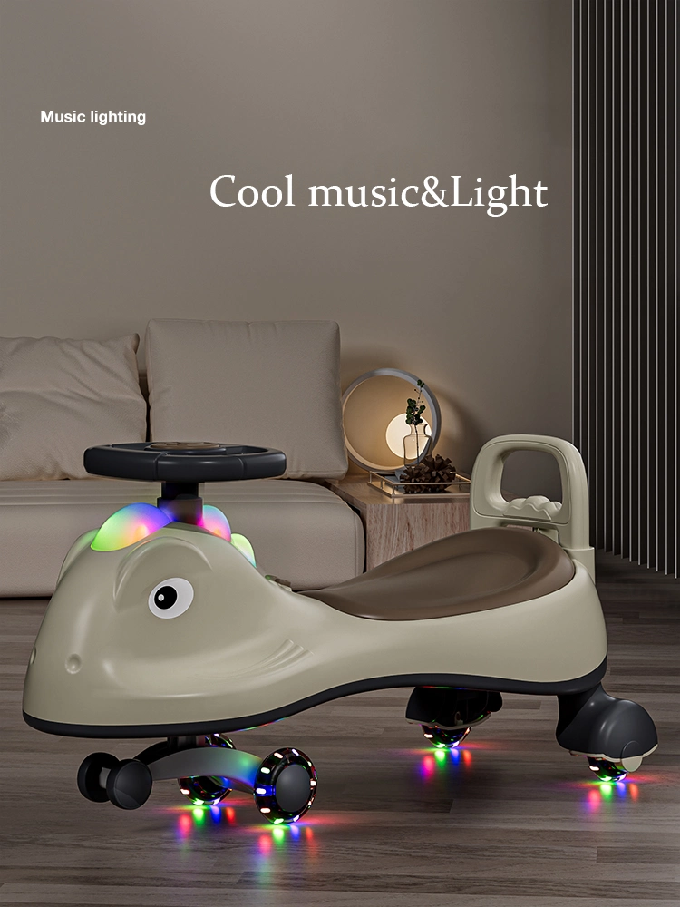 Music&Light Anti-Rollover Adults Can Ride Swing Car Slider Wholesale