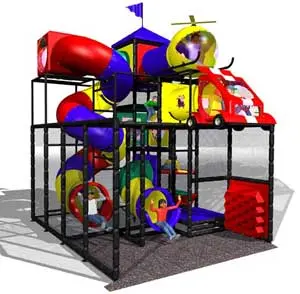 Colorful Indoor Soft Playground Tube Slide (Ty-100408)