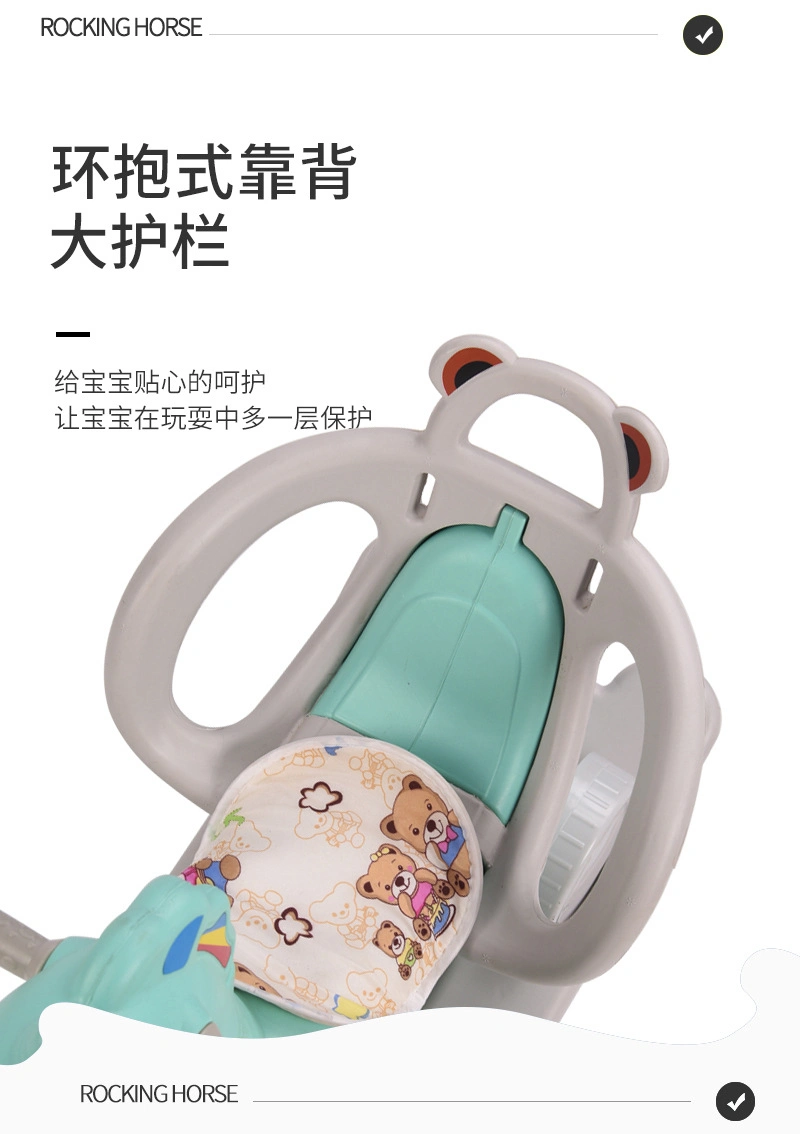 Wholesale Baby Scooters Children Rocking Horse Rocking Horse Dual Purpose Baby Rocking Chair Baby Toys Children Rocking Horse