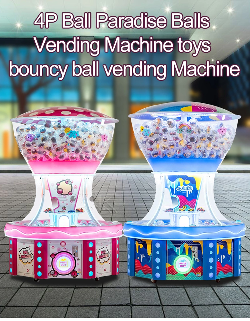 Capsule Toys Candy Bouncy Ball Vending Machine Gacha Candy and Toy Vending Machines Plastic Gumball Machine