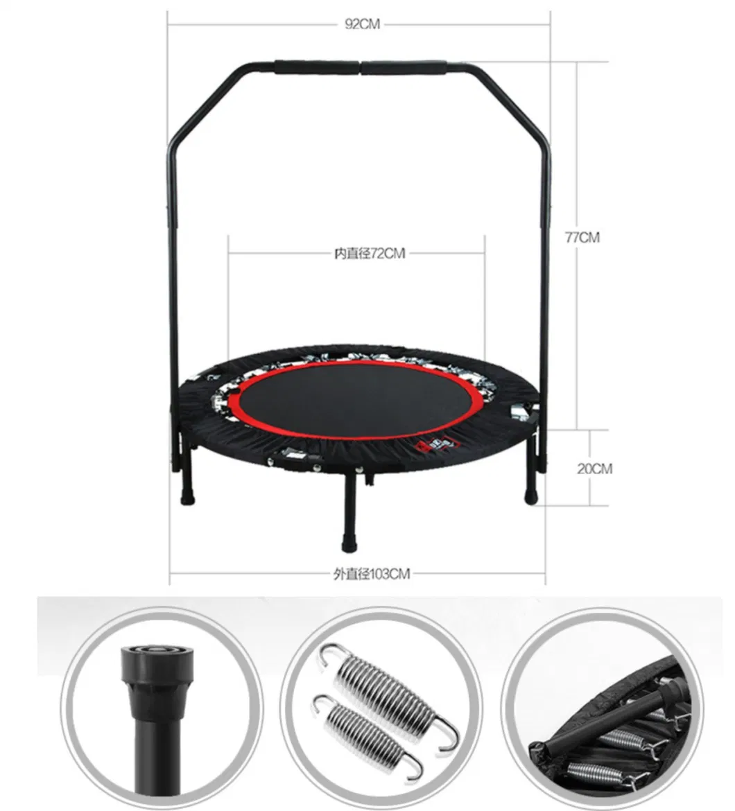 Sport Trampolines 40&quot;Jump Power Trampolines with Enclosure