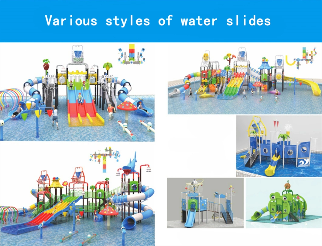 Customized Large Adult Water Park Equipment, Children&prime;s Fiberglass Slide 038h