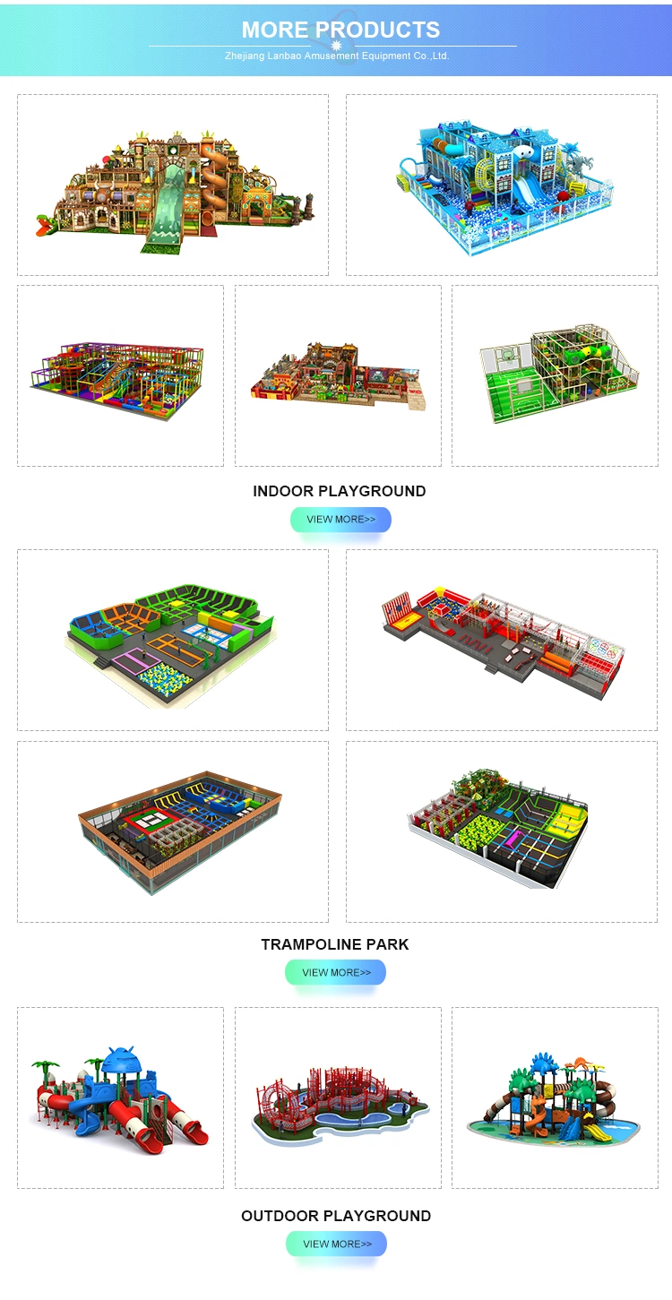 China Customized Manufacturer Adults and Kids Large Indoor Amusement Trampoline Park Equipment