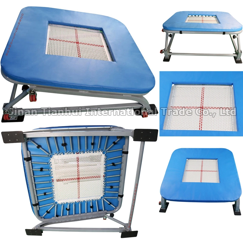 Professional Gymnastics Equipment Mini Inclined Trampoline Team-Gym Trampettes Acrobatic Trampoline