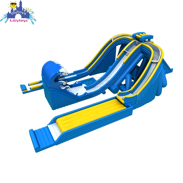 Beach Inflatable Water Slide with Pool Inflatable Water Slide for Kids and Adults by Factory