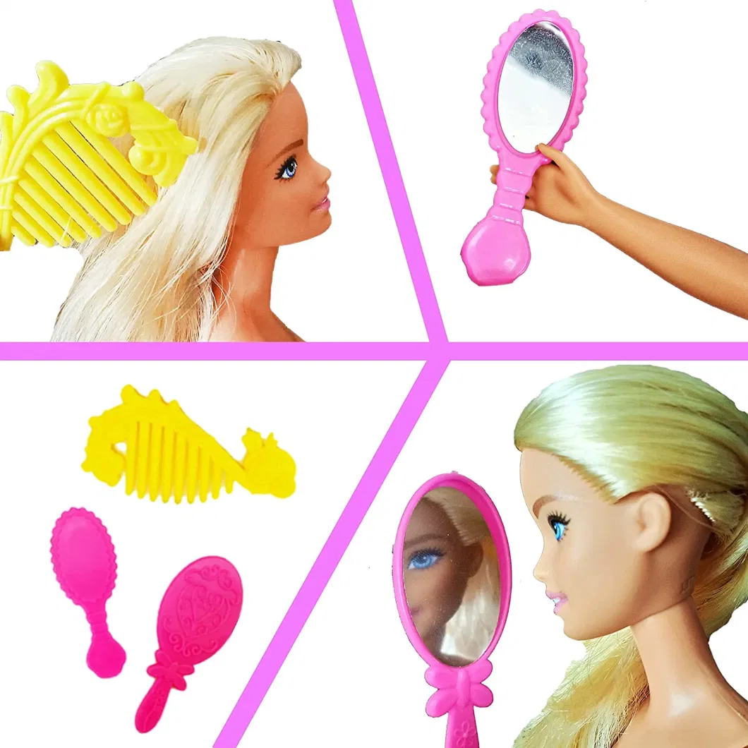 Beilinda Brand Plastic Toy Doll Accessory Set for 1/6 Dolls