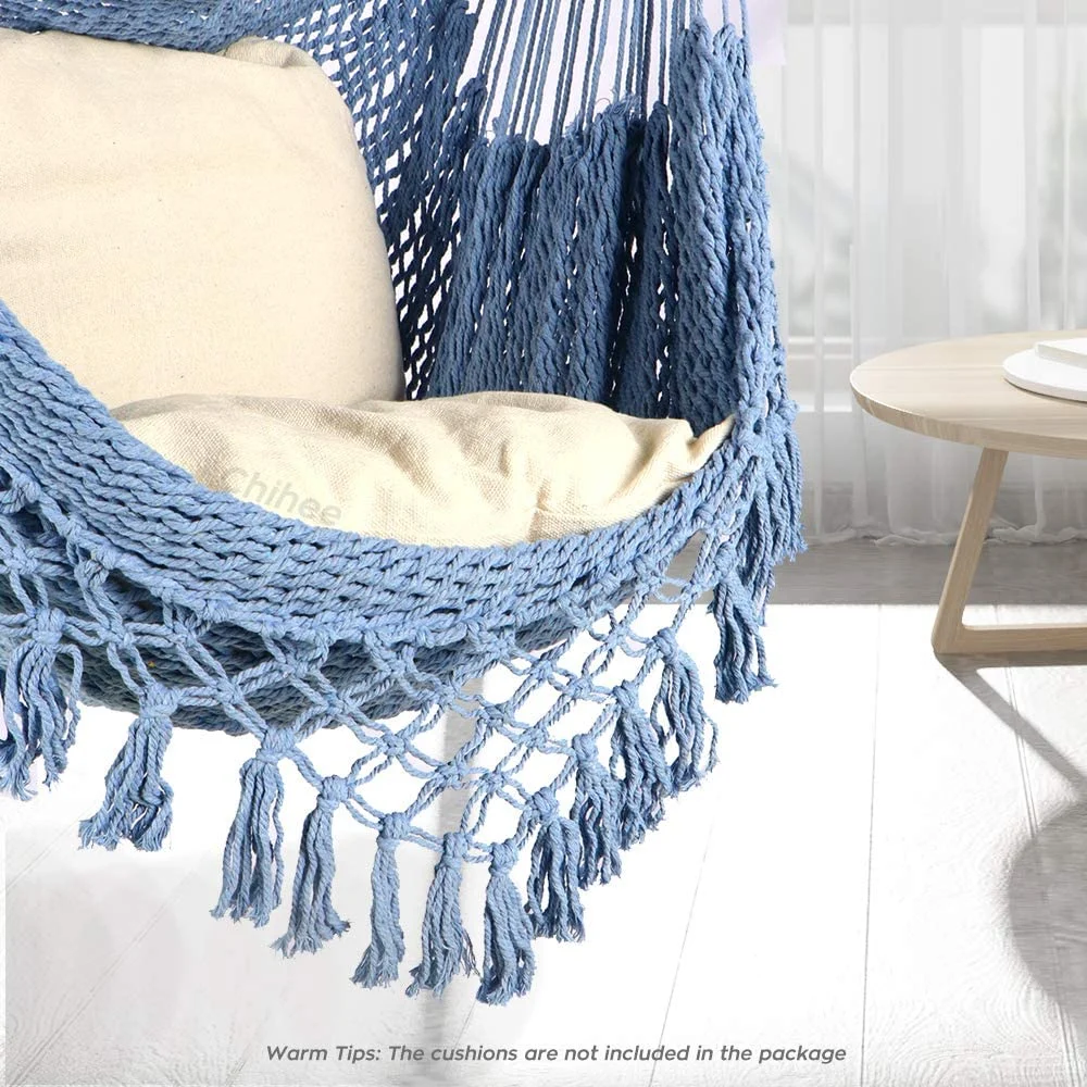 Lounge Chair Rope Macrame Hammock Swing