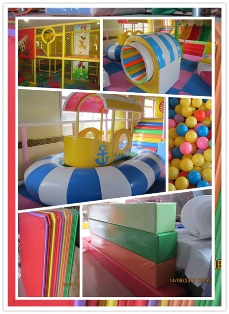 Colorful Indoor Soft Playground Tube Slide (Ty-100408)